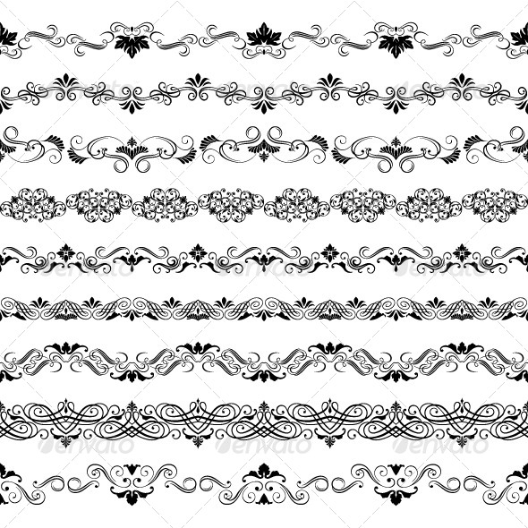 GraphicRiver Vintage Decorative Ornament Set 8279283 GraphicRiver Vintage Decorative Ornament Set 8279283