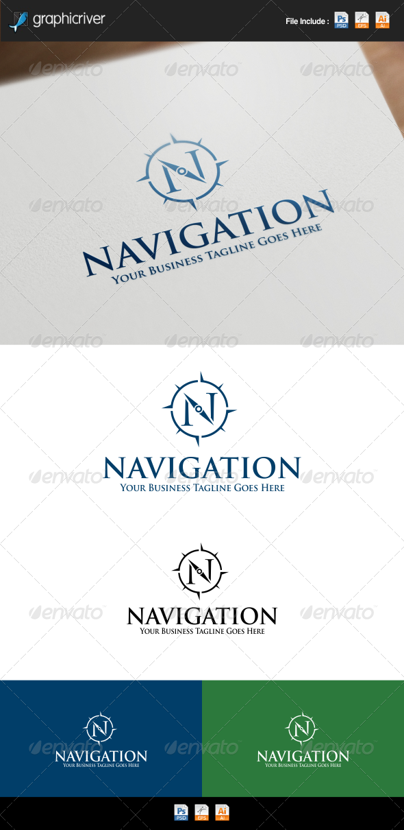 GraphicRiver Navigation Logo 8279521 GraphicRiver Navigation Logo 8279521