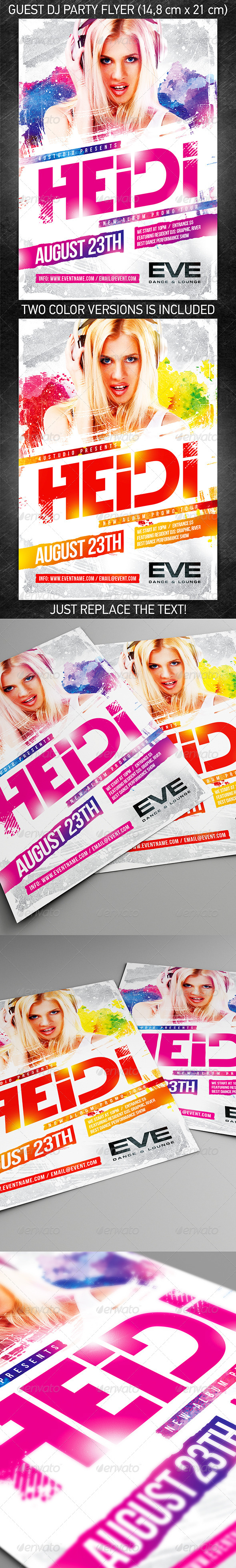 GraphicRiver Guest DJ Party Flyer vol.6 8282044 GraphicRiver Guest DJ Party Flyer vol.6 8282044