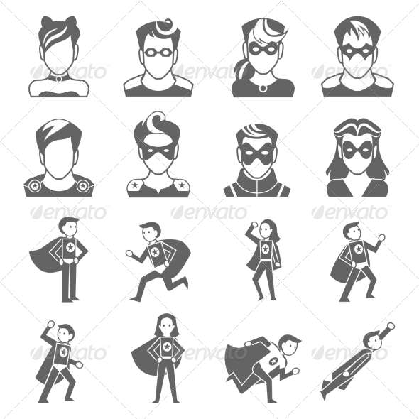 Super Hero Icon (People)