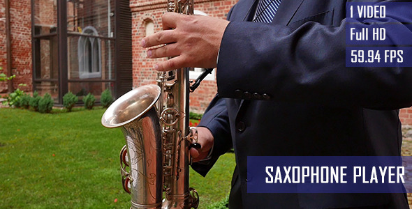 Musician Playing Saxophone Musician Playing Saxophone