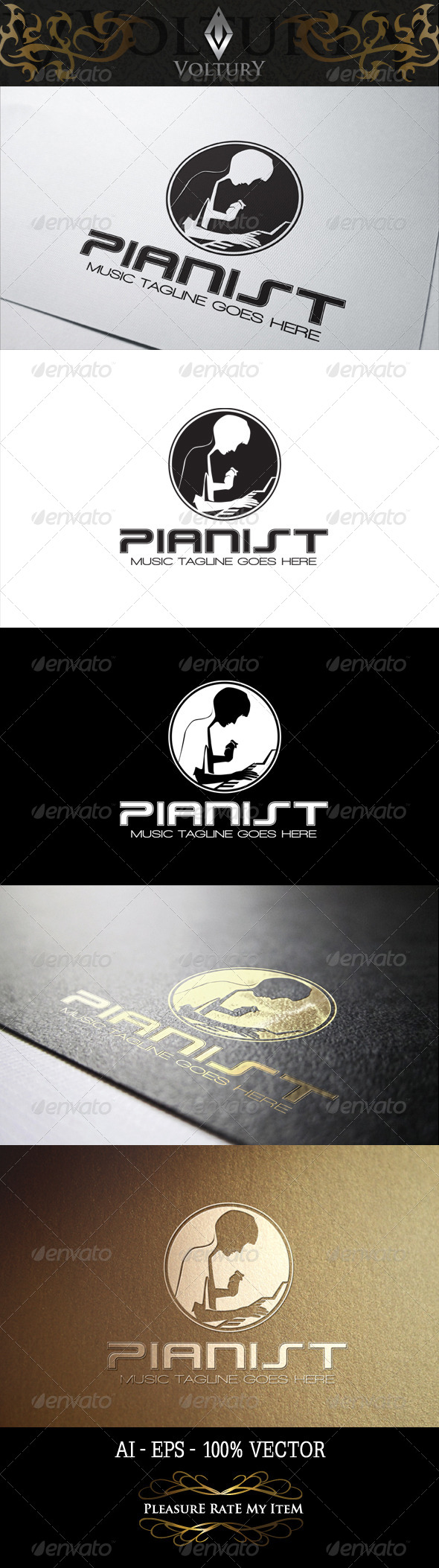 Pianist Logo Pianist Logo