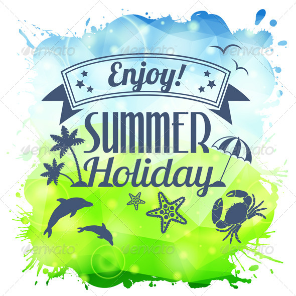 GraphicRiver Summer Poster 8283356 GraphicRiver Summer Poster 8283356
