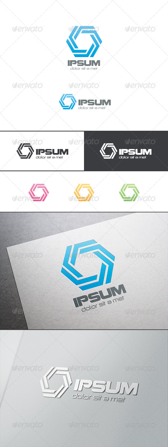GraphicRiver Hexagon Infinity Loop Logo 8283365 GraphicRiver Hexagon Infinity Loop Logo 8283365