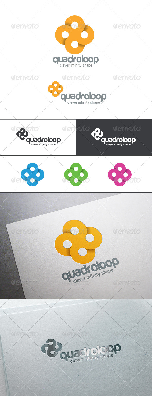 Circle Cross Infinity Loop Logo Abstract Circle Cross Infinity Loop Logo Abstract