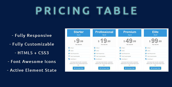 CodeCanyon Pricing Table Responsive 8284087 CodeCanyon Pricing Table Responsive 8284087