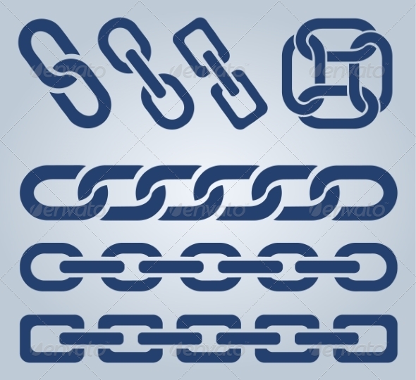 GraphicRiver Set of Chain Icons 8284093 GraphicRiver Set of Chain Icons 8284093