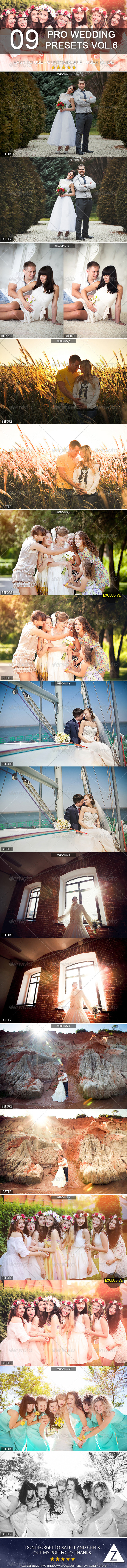 GraphicRiver 9 Pro Wedding Presets vol.6 8284354 GraphicRiver 9 Pro Wedding Presets vol.6 8284354