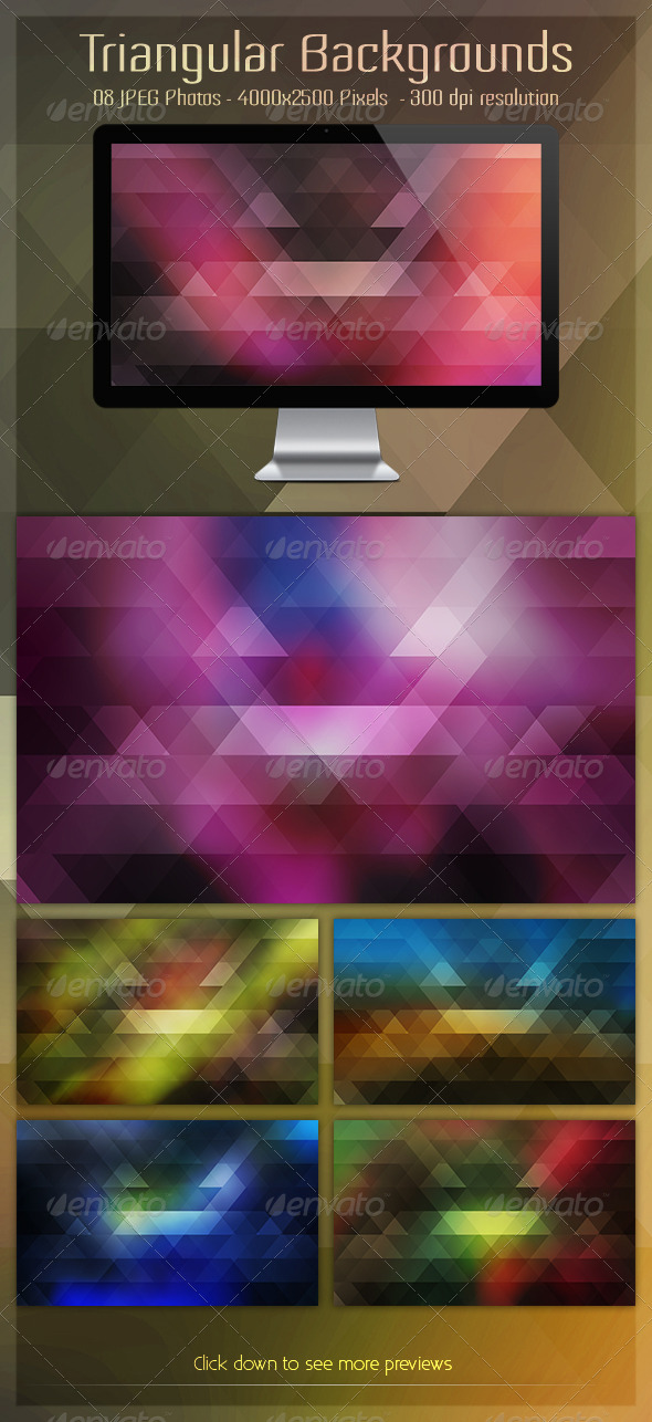 GraphicRiver Triangular Backgrounds 8284366 GraphicRiver Triangular Backgrounds 8284366