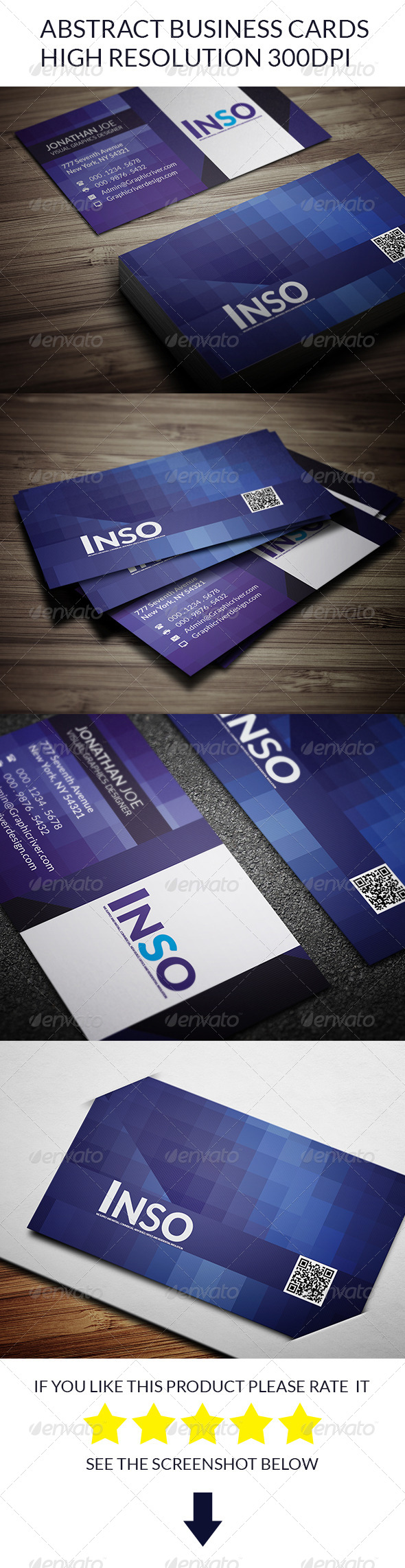 Abstract Business Cards (Creative)