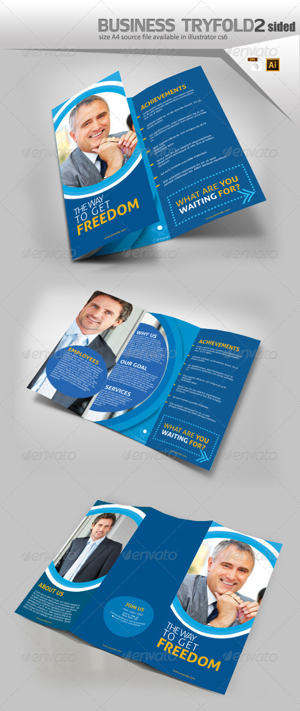 Trifold template (Brochures)