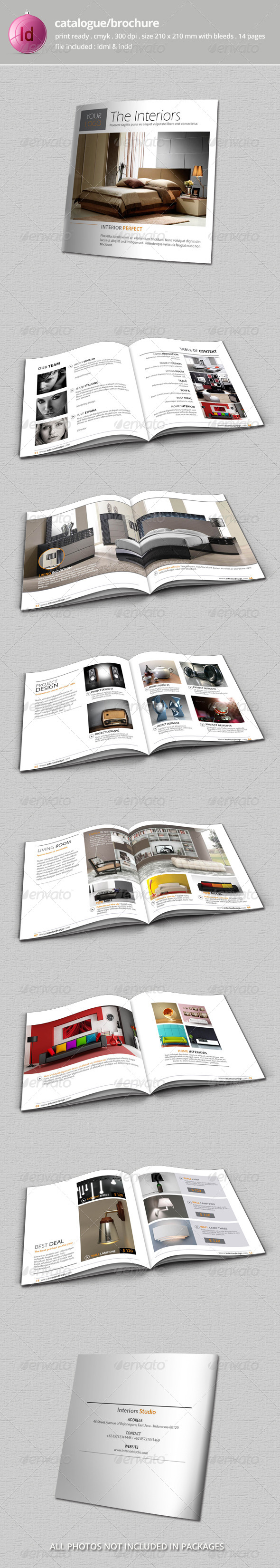 Catalogue Bochure Template Catalogue Bochure Template