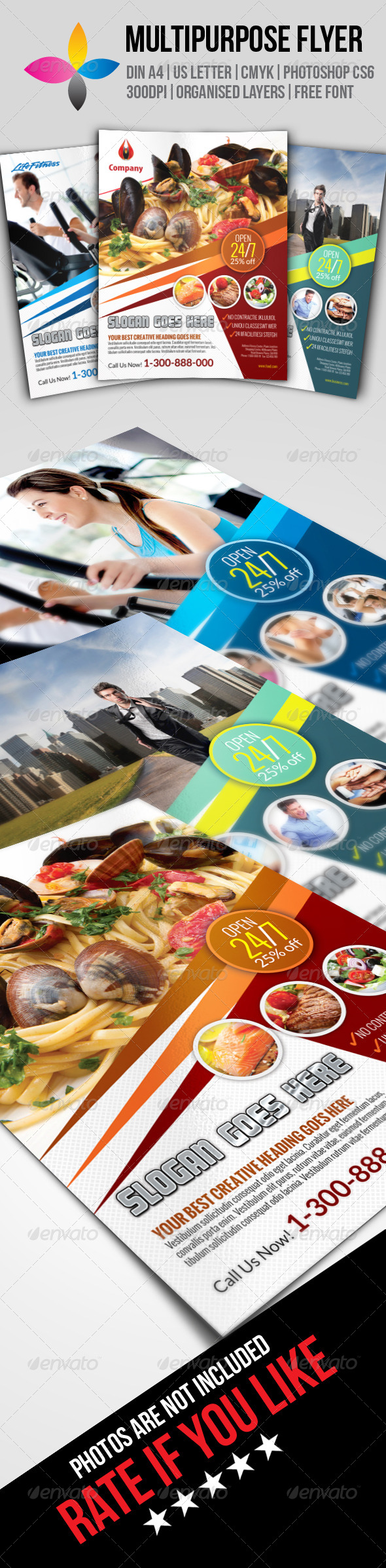 GraphicRiver Multipurpose Flyer 8245972 GraphicRiver Multipurpose Flyer 8245972