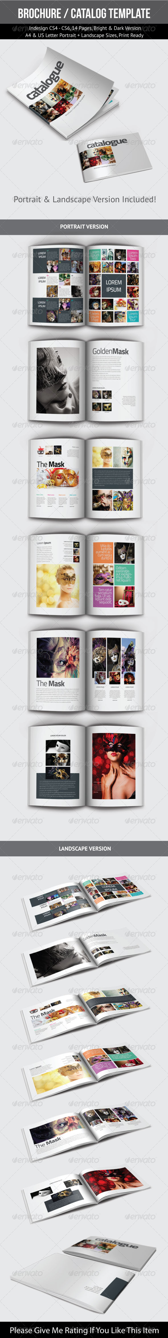 Brochure Catalog Template Brochure Catalog Template