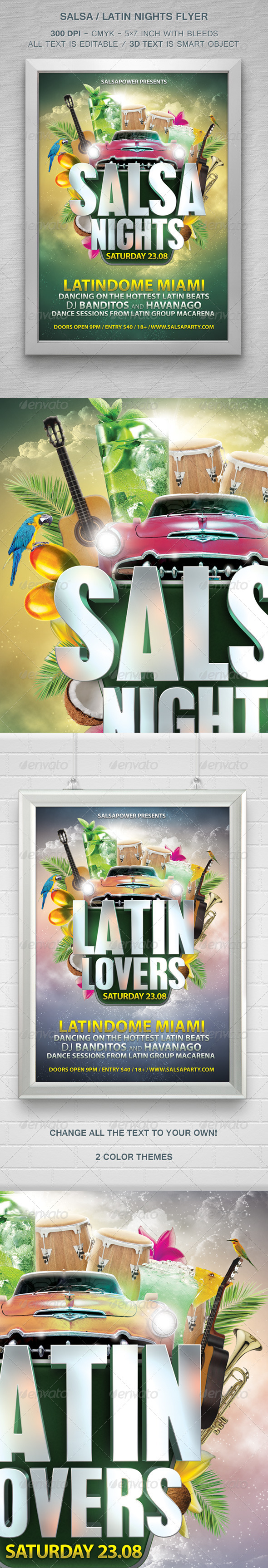 Salsa / Latin Nights Flyer (Flyers)