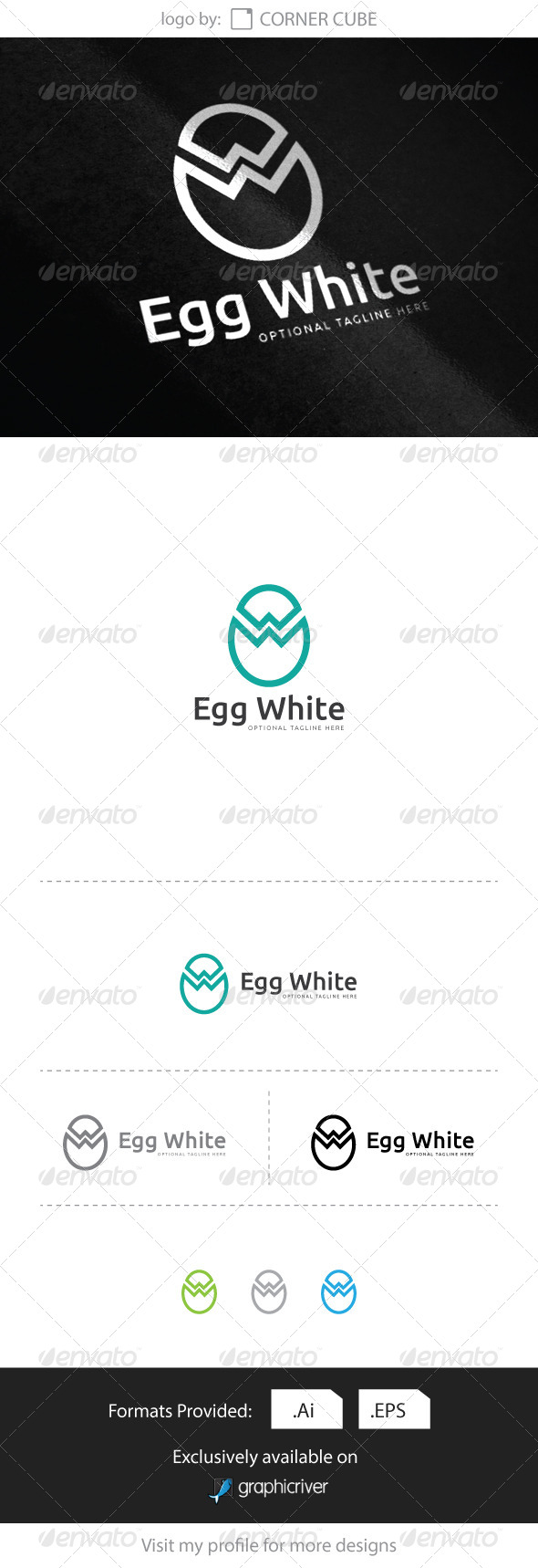 Egg White logo Egg White logo