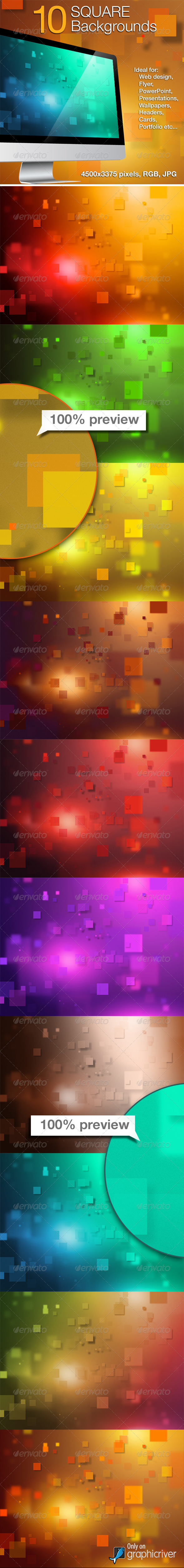 Square Backgrounds Square Backgrounds
