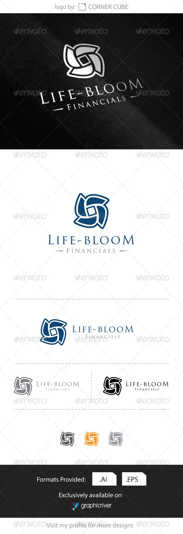 GraphicRiver Life-bloom Financial Logo 8286424 GraphicRiver Life-bloom Financial Logo 8286424