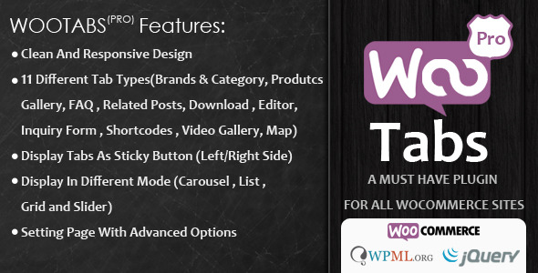 CodeCanyon Woocommerce Tabs Pro Extra Tabs for Product Page 8218941 CodeCanyon Woocommerce Tabs Pro Extra Tabs for Product Page 8218941