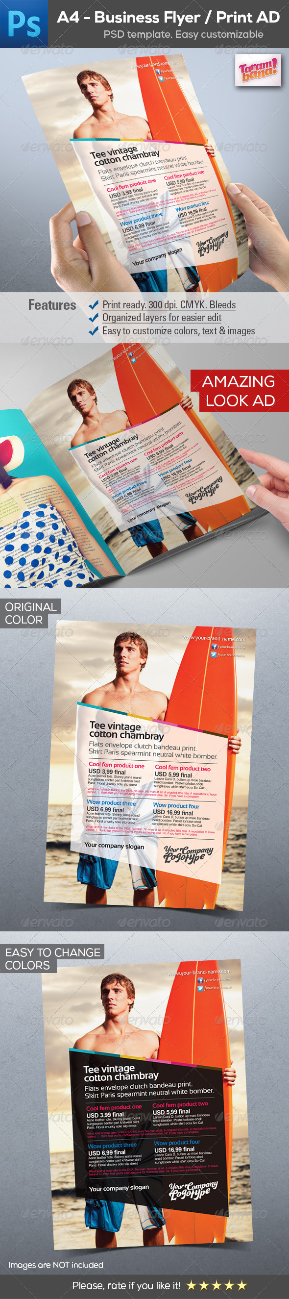 GraphicRiver A4 Business Flyer Print AD 8292115 GraphicRiver A4 Business Flyer Print AD 8292115