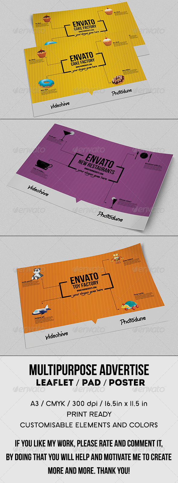GraphicRiver Multipurpose Advertise Leaflet or Pad 8292127 GraphicRiver Multipurpose Advertise Leaflet or Pad 8292127