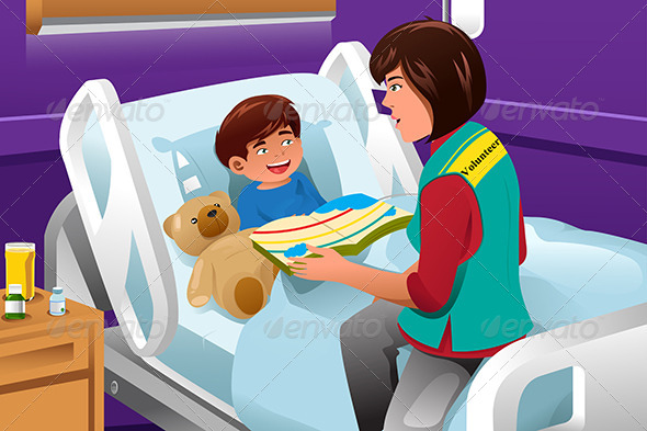 GraphicRiver Volunteer at the Children Hospital 8292565 GraphicRiver Volunteer at the Children Hospital 8292565