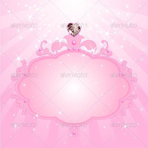 GraphicRiver Princess Pink Frame 8292637 GraphicRiver Princess Pink Frame 8292637