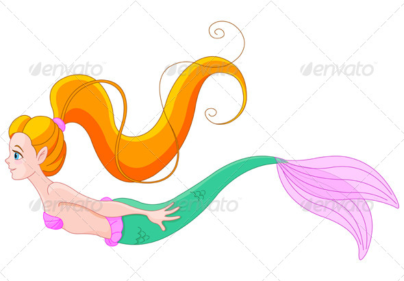 Red Haired Mermaid