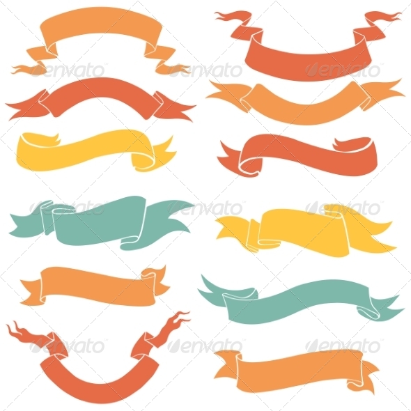 GraphicRiver Vector Set of Ribbons 8292746 GraphicRiver Vector Set of Ribbons 8292746