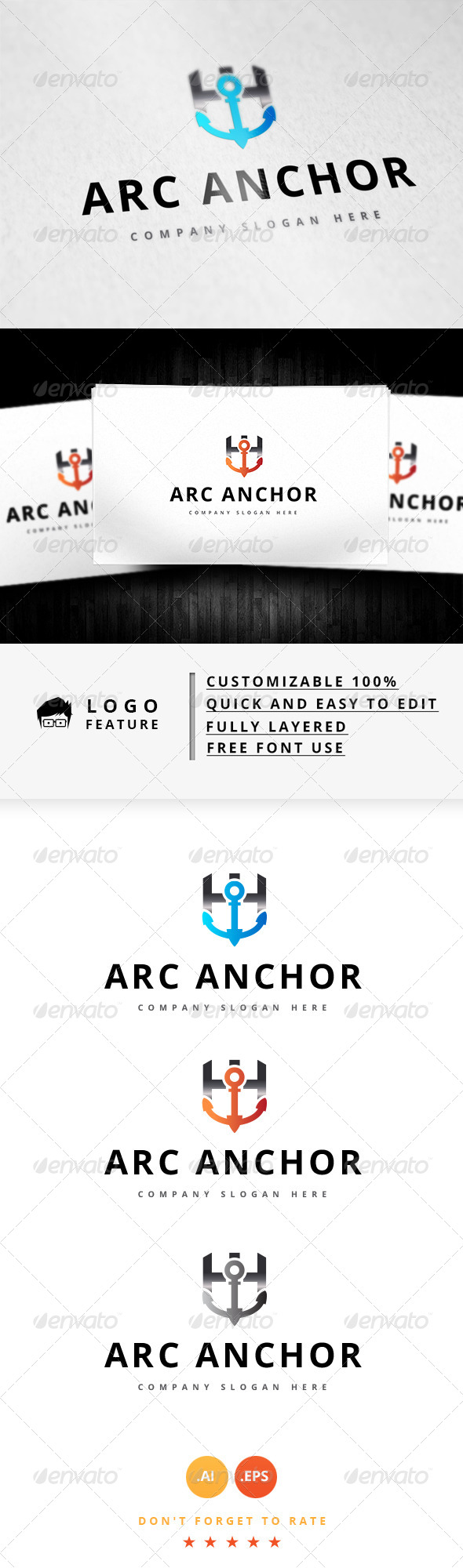 Arc Anchor Logo Arc Anchor Logo