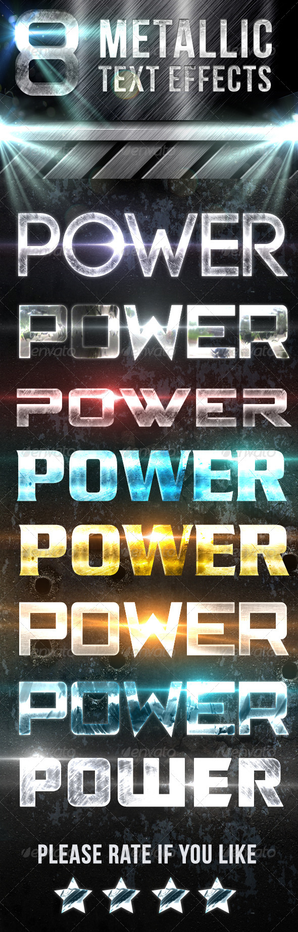 GraphicRiver 8 Metal Text Effects 8292893 GraphicRiver 8 Metal Text Effects 8292893