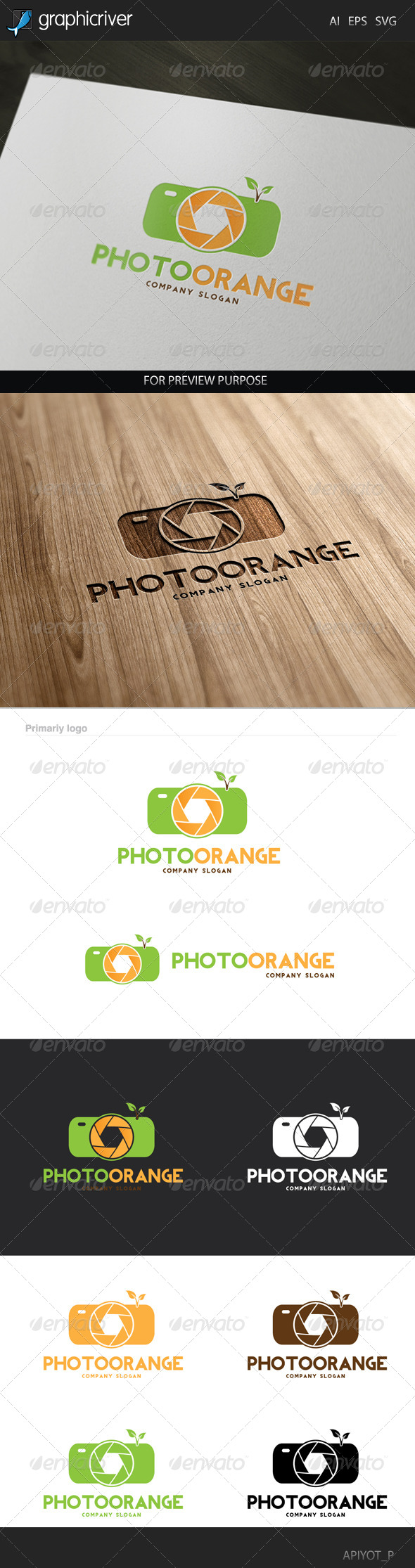 GraphicRiver Photo Orange Logo 8293120 GraphicRiver Photo Orange Logo 8293120