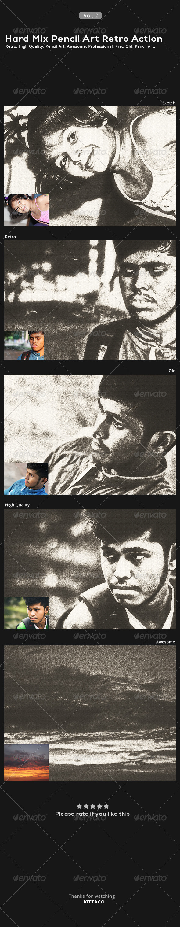 GraphicRiver Hard Mix Pencil Art Retro Action 8293599 GraphicRiver Hard Mix Pencil Art Retro Action 8293599