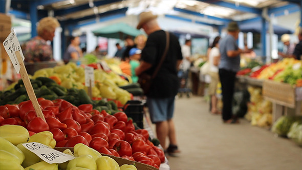 People Buying Vegetables People Buying Vegetables