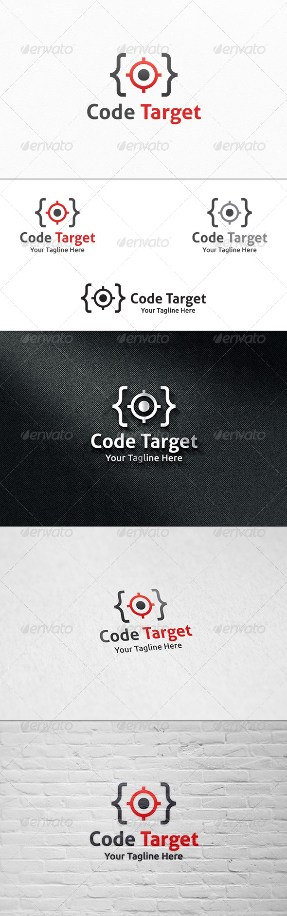 GraphicRiver Code Target Logo Template 8293856 GraphicRiver Code Target Logo Template 8293856