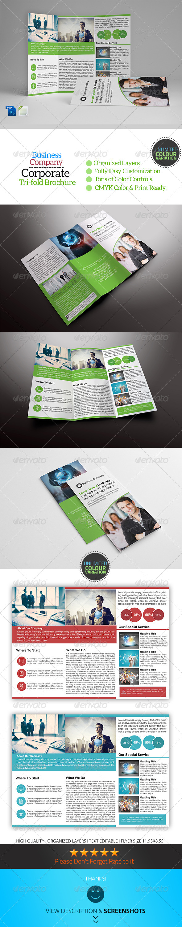 GraphicRiver Corporate Trifold Brochure Template 8293905 GraphicRiver Corporate Trifold Brochure Template 8293905