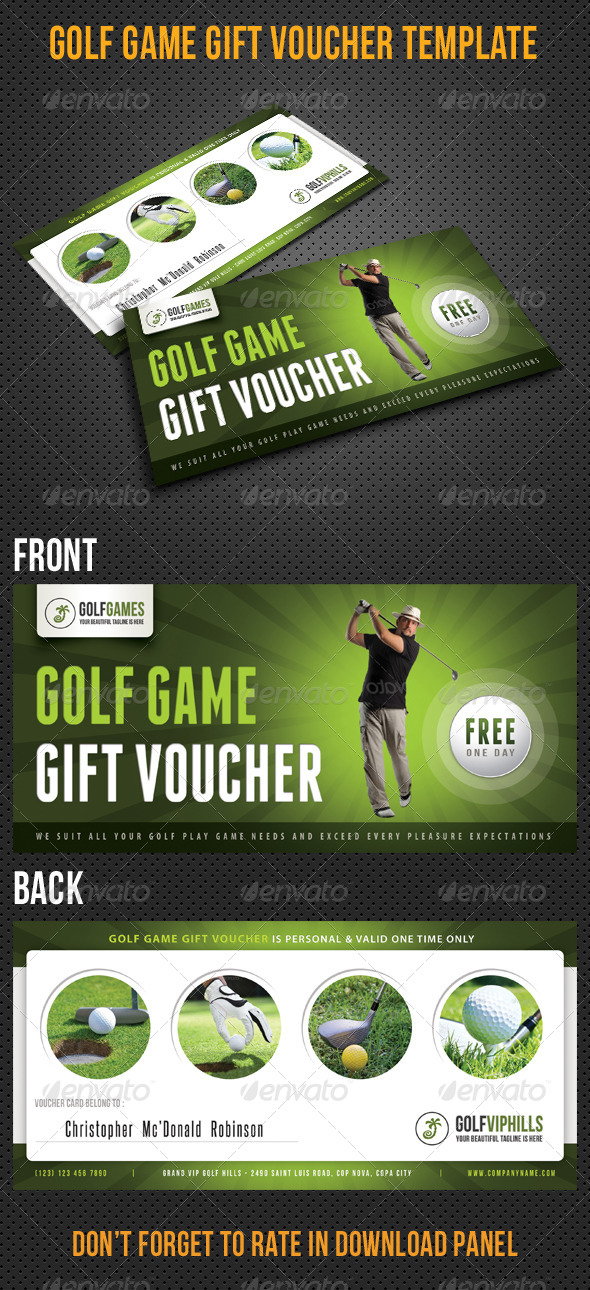 GraphicRiver Golf Game Gift Voucher V13 8294440 GraphicRiver Golf Game Gift Voucher V13 8294440