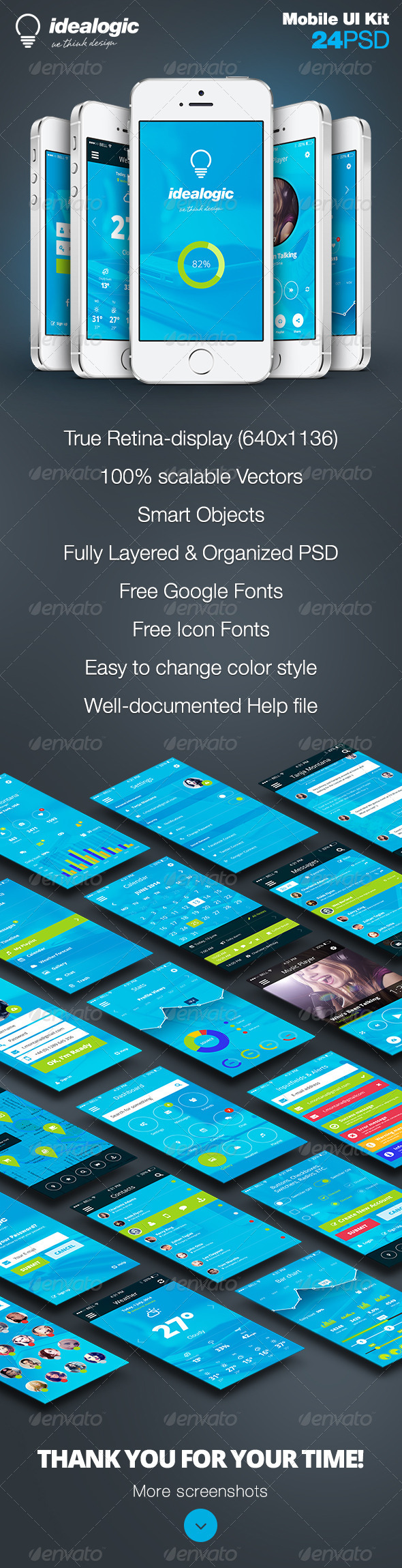 GraphicRiver Idealogic Flat Mobile App UI Design 8294953 GraphicRiver Idealogic Flat Mobile App UI Design 8294953
