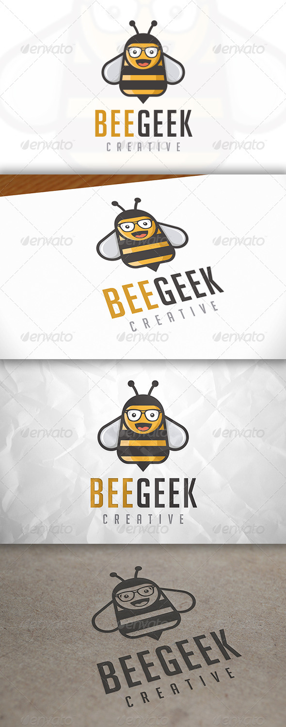Bee Geek Logo Bee Geek Logo
