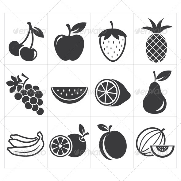 GraphicRiver Icon Fruit 8295162 GraphicRiver Icon Fruit 8295162