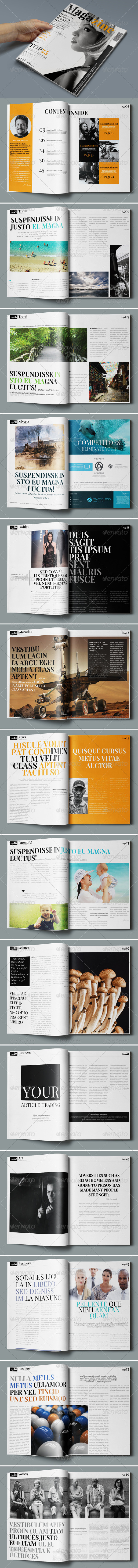 GraphicRiver 30 Pages Creative Magazine 8295415 GraphicRiver 30 Pages Creative Magazine 8295415