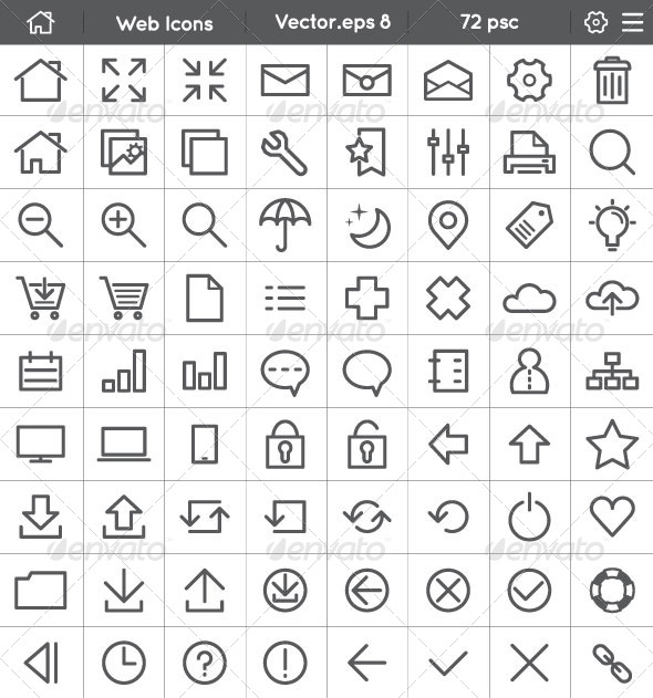 GraphicRiver Web Interface Icons 8295452 GraphicRiver Web Interface Icons 8295452