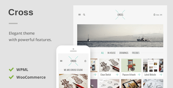 Cross An Elegant Minimal WordPress Theme Cross An Elegant Minimal WordPress Theme