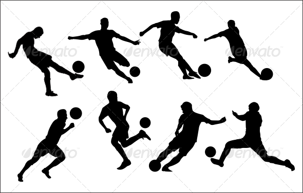 Soccer Shilouette Soccer Shilouette