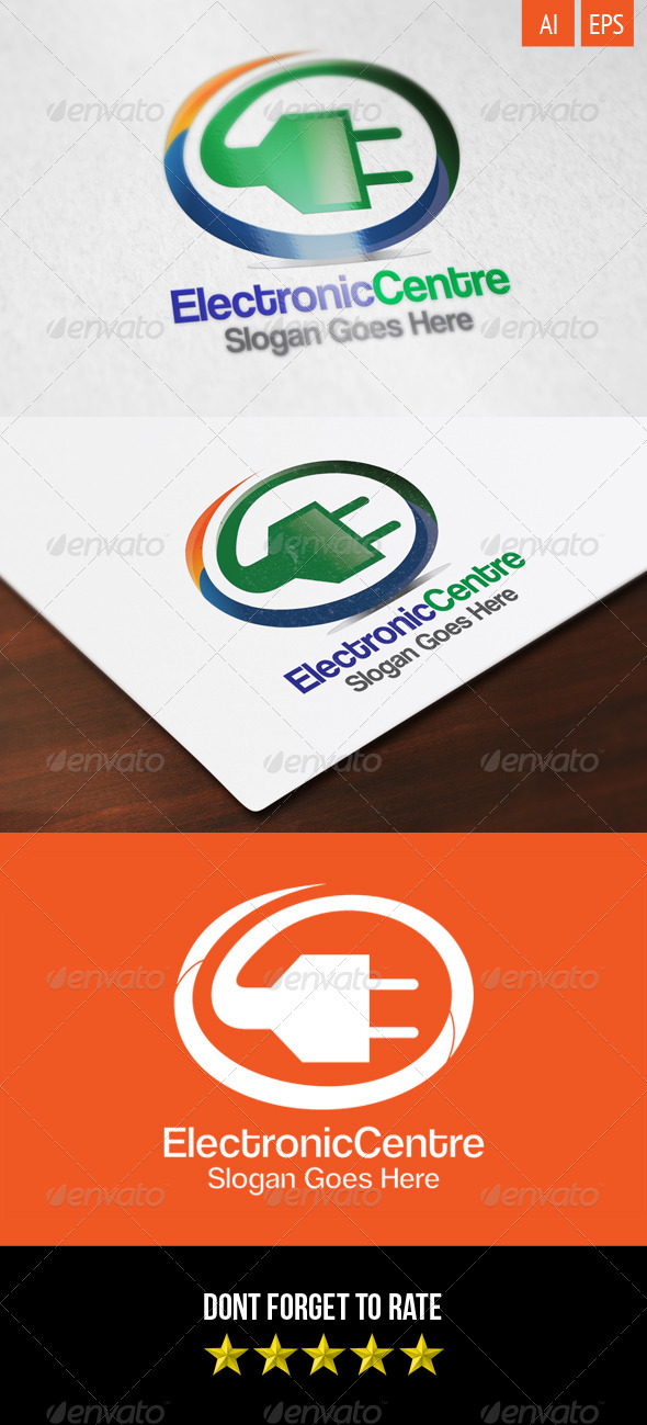 GraphicRiver Electronic Centre Logo 8295586 GraphicRiver Electronic Centre Logo 8295586