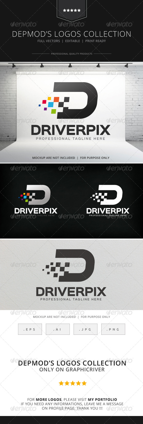 GraphicRiver Driverpix Logo 8295731 GraphicRiver Driverpix Logo 8295731
