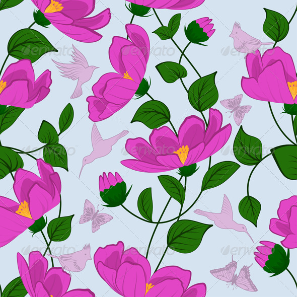 GraphicRiver Seamless Floral Pattern 8295897 GraphicRiver Seamless Floral Pattern 8295897