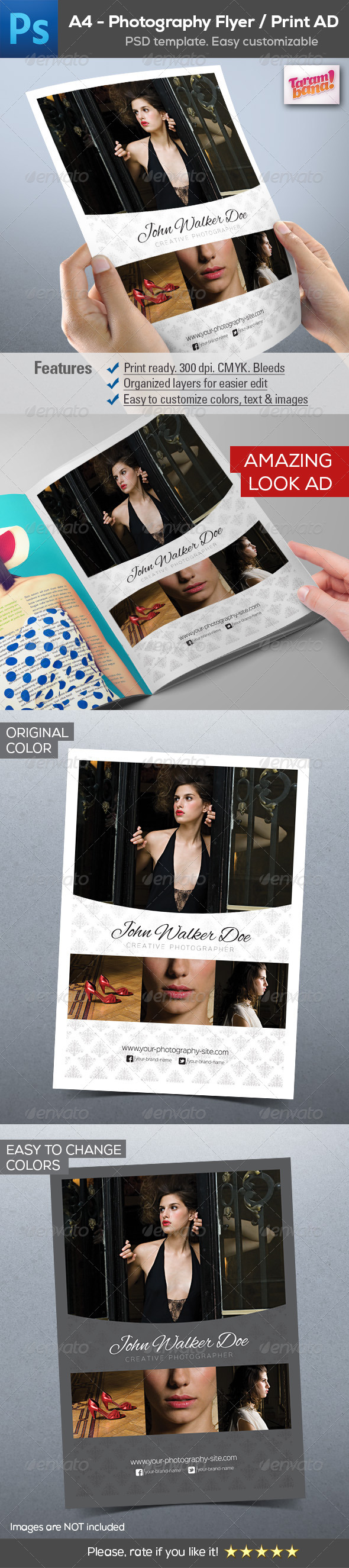 GraphicRiver A4 Photography Flyer AD layout 8296184 GraphicRiver A4 Photography Flyer AD layout 8296184