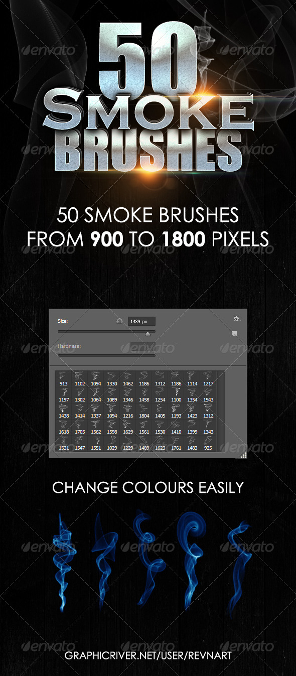 GraphicRiver Smoke Brushes Pack 8296439 GraphicRiver Smoke Brushes Pack 8296439