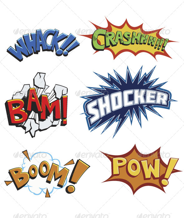 GraphicRiver Comicbook Words 8296442 GraphicRiver Comicbook Words 8296442